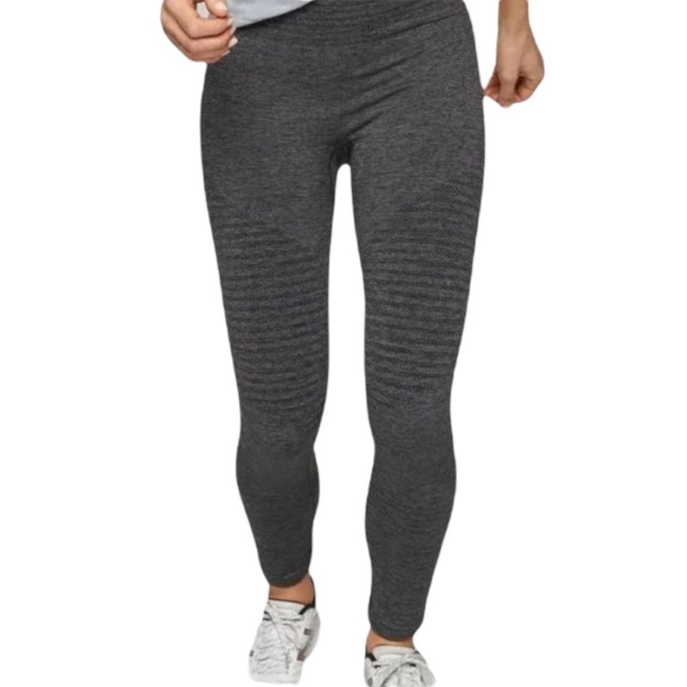 Athleta Training Compression Seamless Grey High Rise Athletic Leggings Size M